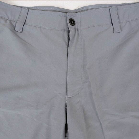Under Armour Golf Shorts Gray Size 40 HeatGear Lightweight Stretch Nylon Blend - Picture 3 of 9